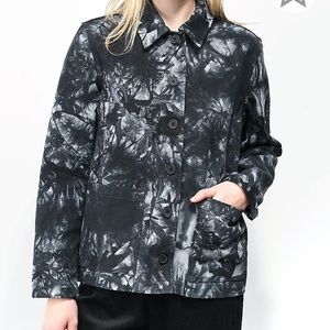 Empyre Auden Black Tie Dye Canva Jacket